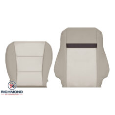 2012-2014 Toyota Camry Replacement Leather Seat Covers: Driver Side Complete, 2-Tone Tan