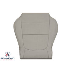 2013-2015 Mazda CX-5 Grand Touring Replacement Leather Seat Cover: Driver Side Bottom, Gray Perforated