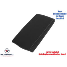 2013-2018 Lexus ES350 ES350h ES300h Replacement Leather Center Console Lid Cover, Black