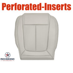 2014-2016 Buick LaCrosse Replacement Leather Seat Cover: Driver Side Bottom, Light Neutral Tan Perforated