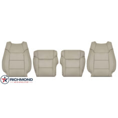 2018-2021 Toyota Tundra Replacement Leather Seat Covers: Driver & Passenger Complete, Tan