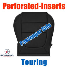 2014 Mazda Mazda6 Touring Replacement Leather Seat Cover: Passenger Side Bottom, Black Perforated