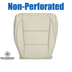 2014-2019 Toyota Highlander XLE Replacement Leather Seat Cover: Driver Side Bottom, Tan Non-Perforated