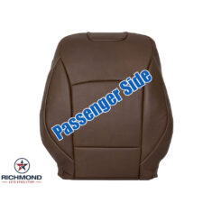 2015-2017 Subaru Outback Replacement Leather Seat Cover: Passenger Side Lean Back, Brown Perforated