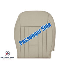2015-2016 Hyundai Genesis 4-Door Replacement Leather Seat Cover: Passenger Side Bottom, Tan Perforated