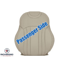 2015-2016 Hyundai Genesis 4-Door Replacement Leather Seat Cover: Passenger Side Lean Back, Tan Perforated