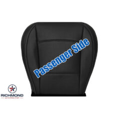 2015-2017 Subaru Outback Replacement Leather Seat Cover: Passenger Side Bottom, Black Perforated