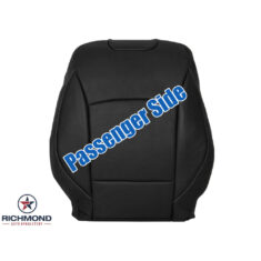 2015-2017 Subaru Outback Replacement Leather Seat Cover: Passenger Side Lean Back, Black Perforated