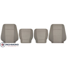 2017-2022 Ford F-250 XLT Replacement Cloth Seat Covers: Driver & Passenger Complete, Tan