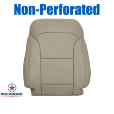 2016-2017 Ford Explorer XLT Replacement Leather Seat Cover: Driver Side Lean Back, Tan Non-Perforated