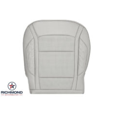 2016-2019 Ford Explorer Platinum Replacement Perforated Leather Seat Cover: Driver Side Bottom, Light Gray