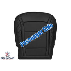 2016-2019 Ford Explorer Platinum Replacement Perforated Leather Seat Cover: Passenger Side Bottom, Black