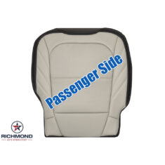 2020-2022 Ford F-250 Limited Replacement Perforated Leather Seat Cover: Passenger Side Bottom, 2-Tone Tan & Black