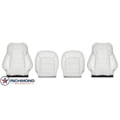 2017-2023 Mazda CX-5 Grand Touring Replacement Perforated Leather Seat Covers: Driver & Passenger Complete, White