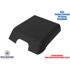 2022-2024 Ford Expedition Limited Replacement Leather Center Console Lid Cover, Black