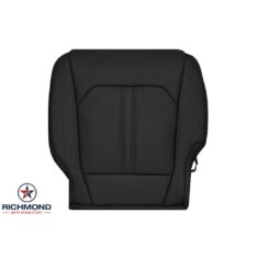 2018-2021 Ford Expedition Platinum Replacement Perforated Leather Seat Cover: Driver Side Bottom, Black