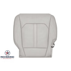 2018-2021 Ford Expedition Platinum Replacement Perforated Leather Seat Cover: Driver Side Bottom, Light Gray