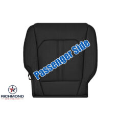 2018-2021 Ford Expedition Platinum Replacement Perforated Leather Seat Cover: Passenger Side Bottom, Black