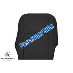 2018-2022 Land Rover Range Rover Replacement Perforated Leather Seat Cover: Passenger Side Bottom, Black