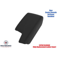 2018-2023 Subaru Crosstrek Replacement Leather Center Console Lid Cover, Black
