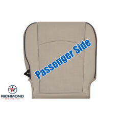 2018 Dodge Ram 1500 Laramie Limited LongHorn Replacement Leather Seat Cover: Passenger Side Bottom, Tan Perforated