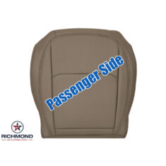 2019-2023 Jeep Wrangler Rubicon Sahara Replacement Leather Seat Cover: Passenger Side Bottom, Dark Saddle