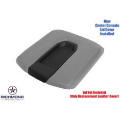 2019-2025 GMC Sierra 1500 2500HD 3500HD Replacement Leather Center Console Lid Cover, Gray 40/20/40