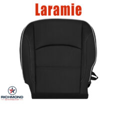 2019-2026 Dodge Ram 2500 Laramie Replacement Perforated Leather Seat Cover: Driver Side Bottom, Black