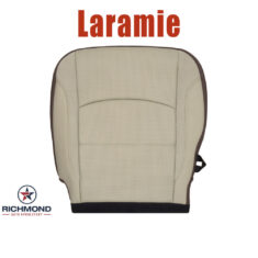 2019-2026 Dodge Ram 2500 Laramie Replacement Perforated Leather Seat Cover: Driver Side Bottom, Tan