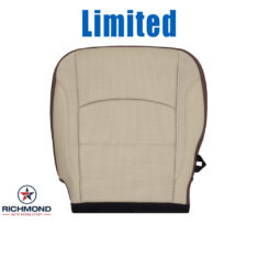 2025-2026 Dodge Ram 3500 Limited Replacement Perforated Leather Seat Cover: Driver Side Bottom, Tan