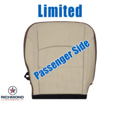 2025-2026 Dodge Ram 3500 Limited Replacement Perforated Leather Seat Cover: Passenger Side Bottom, Tan