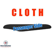 2019-2026 Mercedes-Benz Sprinter Replacement Cloth Armrest Cover: Passenger Side Armrest, Black