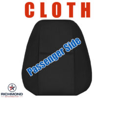 2019-2026 Mercedes-Benz Sprinter Replacement Cloth Seat Cover: Passenger Side Lean Back, Black