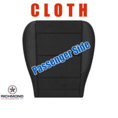 2021-2025 GMC Yukon & Yukon XL SLT SLE Replacement Cloth Seat Cover: Passenger Side Bottom, Black