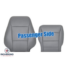 2023-2026 Ford F-250 XL Replacement Vinyl Seat Covers: Passenger Side Complete, Gray