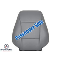 2023-2026 Ford F-250 XL Replacement Vinyl Seat Cover: Passenger Side Lean Back, Gray
