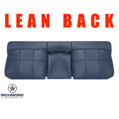 1992-1996 Ford F-150 XLT: Replacement Vinyl Lean Back Bench Seat Cover, Blue