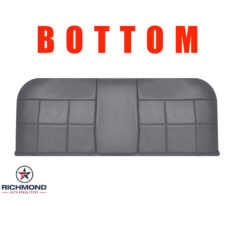 1992-1997 Ford F-250 XLT: Replacement Vinyl Bottom Bench Seat Cover, Gray