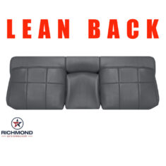 1992-1996 Ford F-150 XLT: Replacement Vinyl Lean Back Bench Seat Cover, Dark Gray