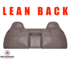 1992-1997 Ford F-250 XLT: Replacement Vinyl Lean Back Bench Seat Cover, Tan (Camel Hump Style)