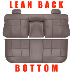 1992-1997 Ford F-250 XLT: Complete Replacement Vinyl Bottom & Lean Back Bench Seat Covers, Tan