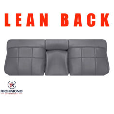 1992-1997 Ford F-250 XLT: Replacement Vinyl Lean Back Bench Seat Cover, Gray
