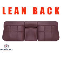 1992-1997 Ford F-250 XLT: Replacement Vinyl Lean Back Bench Seat Cover, Red