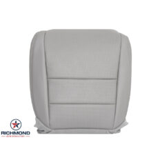 2005-2008 Acura TL Replacement Leather Seat Cover: Driver Side Bottom, Gray Perforated