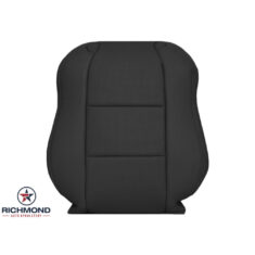 2005-2008 Acura TL Replacement Leather Seat Cover: Driver Side Lean Back, Black Perforated