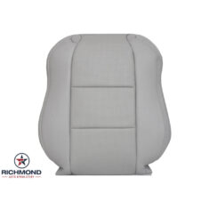2005-2008 Acura TL Replacement Leather Seat Cover: Driver Side Lean Back, Gray Perforated