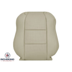 2005-2008 Acura TL Replacement Leather Seat Cover: Driver Side Lean Back, Tan Perforated