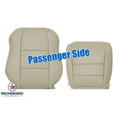 2005-2008 Acura TL Replacement Leather Seat Covers: Passenger Side Complete, Tan Perforated