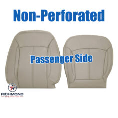 2010-2013 Buick LaCrosse Replacement Leather Seat Covers: Passenger Side Complete, Tan Non-Perforated