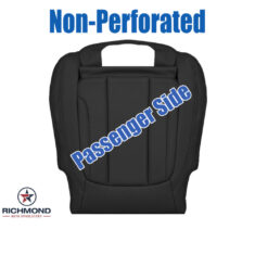 2019-2022 BMW 3-Series 4-Door Replacement Leather Seat Cover: Passenger Side Bottom, Black Non-Perforated